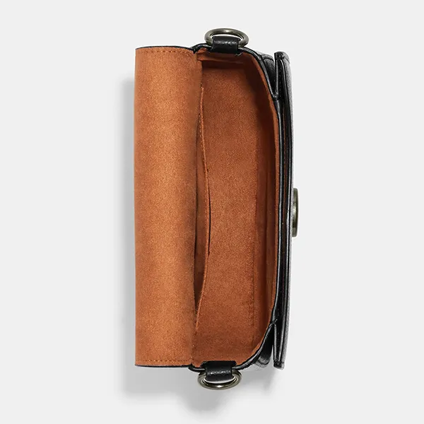 Túi Đeo Chéo Nữ Coach Morgan Saddle Bag Black CG470 Màu Đen
