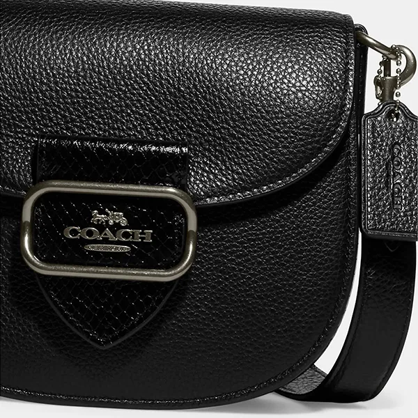 Túi Đeo Chéo Nữ Coach Morgan Saddle Bag Black CG470 Màu Đen