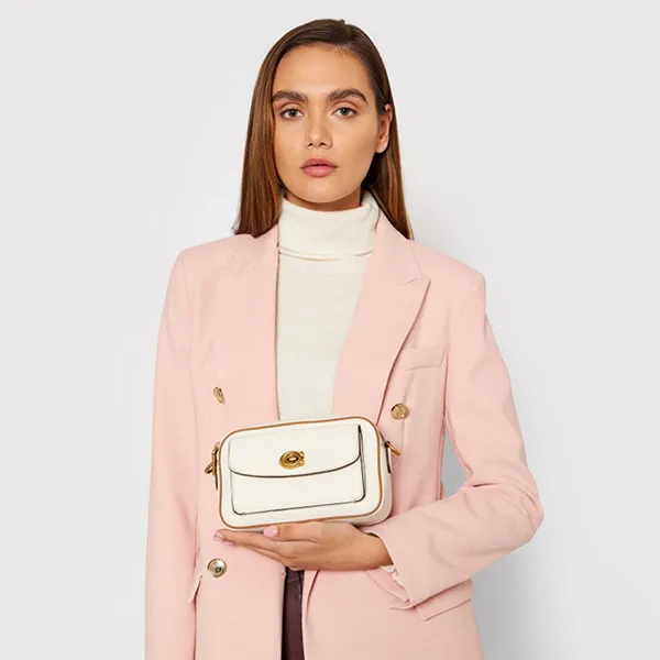 Túi Đeo Chéo Nữ Coach Willow Camera Bag Chalk Multi C0695 Màu Trắng Kem