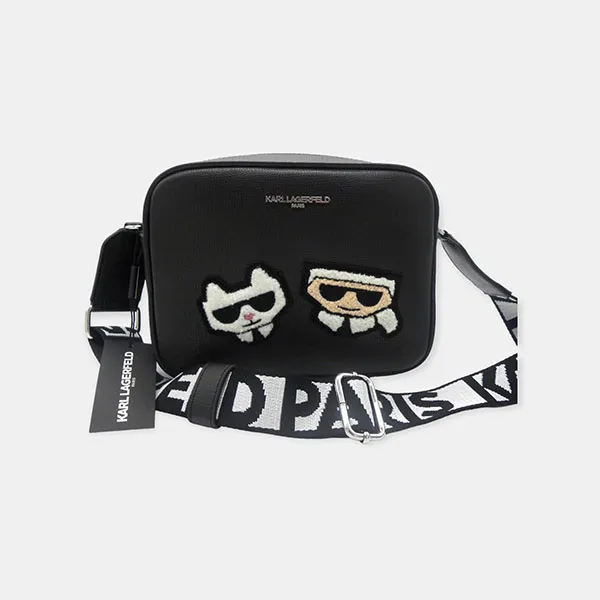 Túi Đeo Chéo Nữ Karl Lagerfeld NWT Paris Black Maybelle Crossbody Camera Bag Purse LH2EU6CJ Màu Đen - Túi xách - Vua Hàng Hiệu
