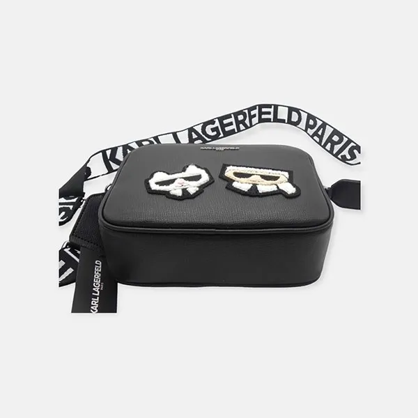 Túi Đeo Chéo Nữ Karl Lagerfeld NWT Paris Black Maybelle Crossbody Camera Bag Purse LH2EU6CJ Màu Đen - Túi xách - Vua Hàng Hiệu