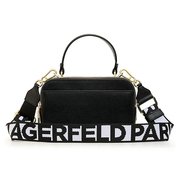 Túi Đeo Chéo Nữ Karl Lagerfeld Simone Camera Bag Màu Đen Đỏ - 3
