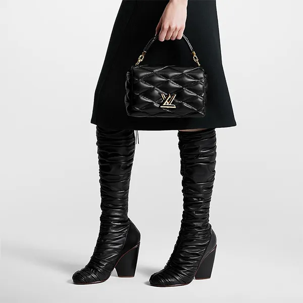 Túi Đeo Chéo Nữ Louis Vuitton LV Go-14 MM M22891 Màu Đen