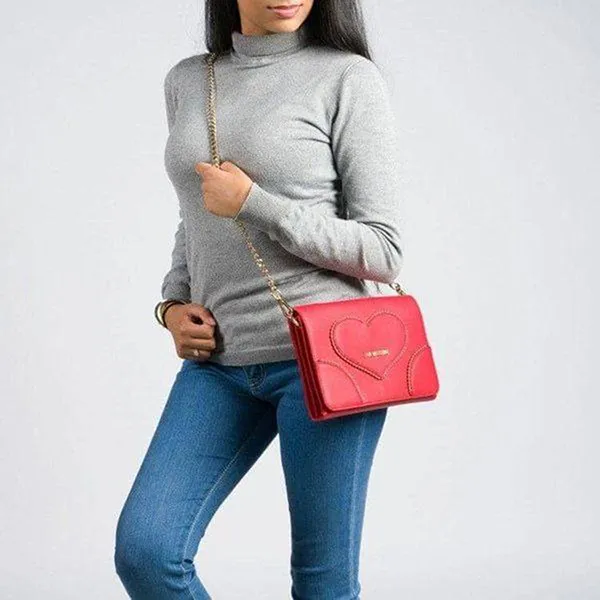 Túi Đeo Chéo Nữ Love Moschino JC4249PP08KG0500 Màu Đỏ