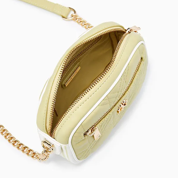 Túi Đeo Chéo Nữ Lyn Chenille M Crossbody Bags Green LL23FBF099 Màu Xanh Lá