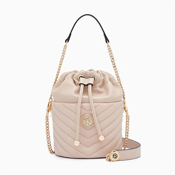 Túi Đeo Chéo Nữ Lyn Freya Bucket Bags LL23FBF133 Brown Màu Nâu Nhạt