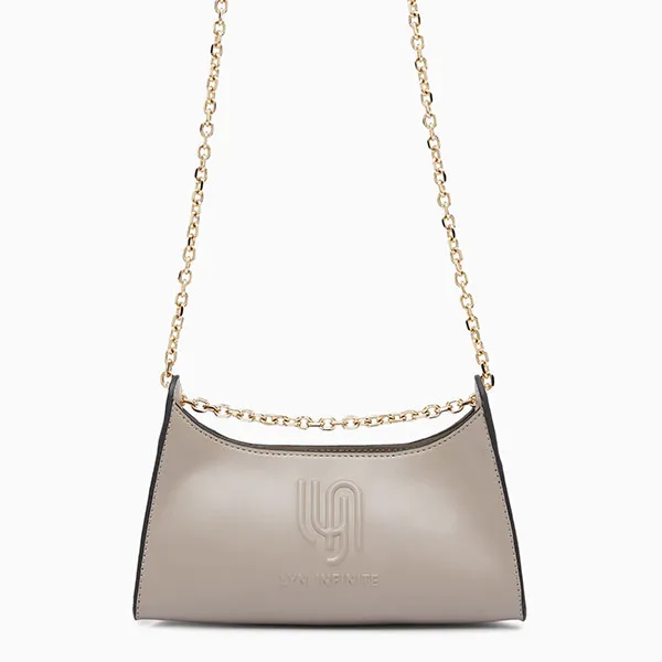 Túi Đeo Chéo Nữ Lyn Infinite Mine M Crossbody Bags LL23MBF124 Brown Màu Nâu