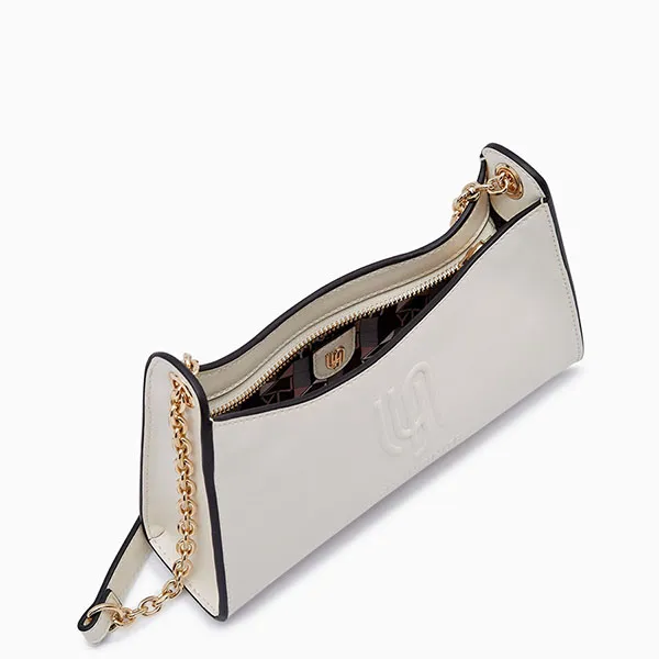 Túi Đeo Chéo Nữ Lyn Infinite Mine M Crossbody Bags LL23MBF124 White Màu Trắng