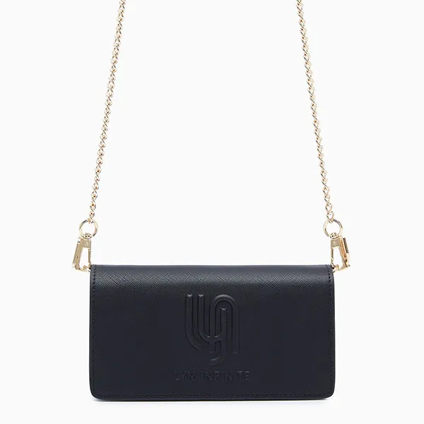 Túi Đeo Chéo Nữ Lyn Infinite Mine S Crossbody Bags LL23MBF125 Black Màu Đen