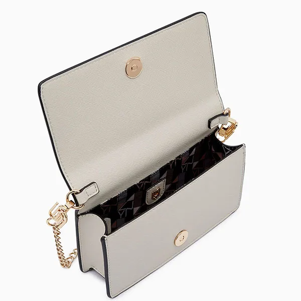 Túi Đeo Chéo Nữ Lyn Infinite Mine S Crossbody Bags LL23MBF125 Cream Màu Kem