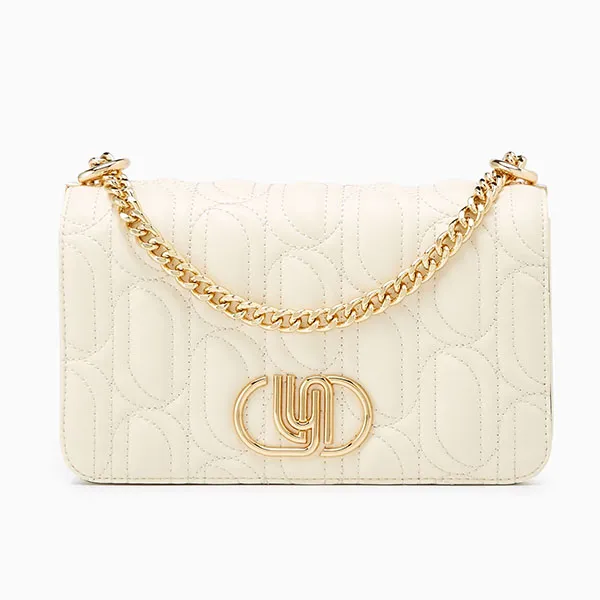 Túi Đeo Chéo Nữ Lyn Infinite Moon M Crossbody Bags White LL23MBF257 Màu Trắng