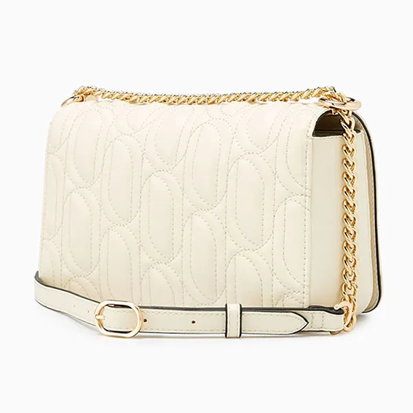 Túi Đeo Chéo Nữ Lyn Infinite Moon M Crossbody Bags White LL23MBF257 Màu Trắng