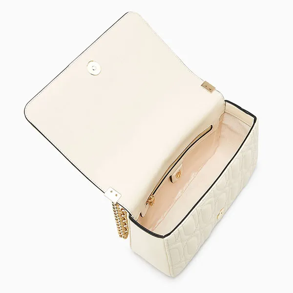 Túi Đeo Chéo Nữ Lyn Infinite Moon M Crossbody Bags White LL23MBF257 Màu Trắng