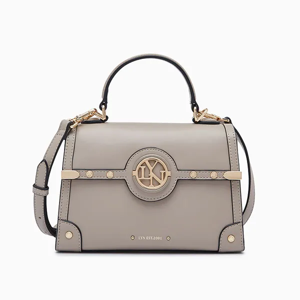 Túi Đeo Chéo Nữ Lyn Kevon Top Handle M Handbags Grey LL23FBF153 Màu Xám