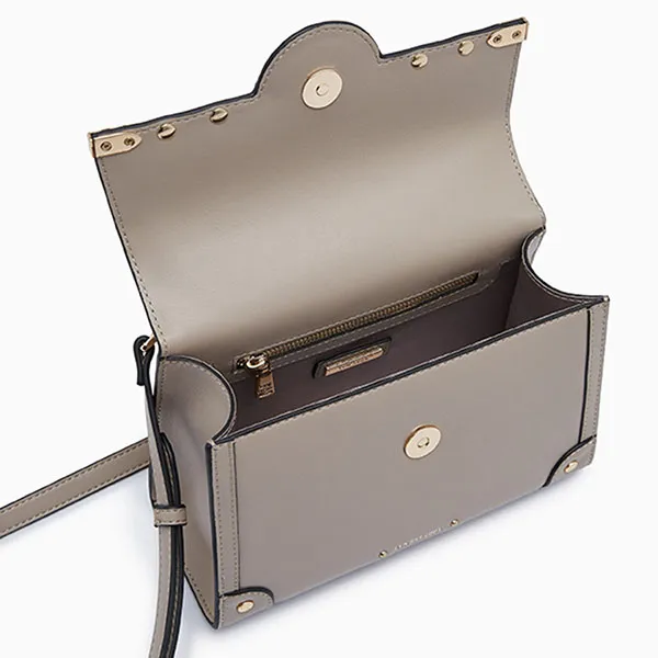 Túi Đeo Chéo Nữ Lyn Kevon Top Handle M Handbags Grey LL23FBF153 Màu Xám