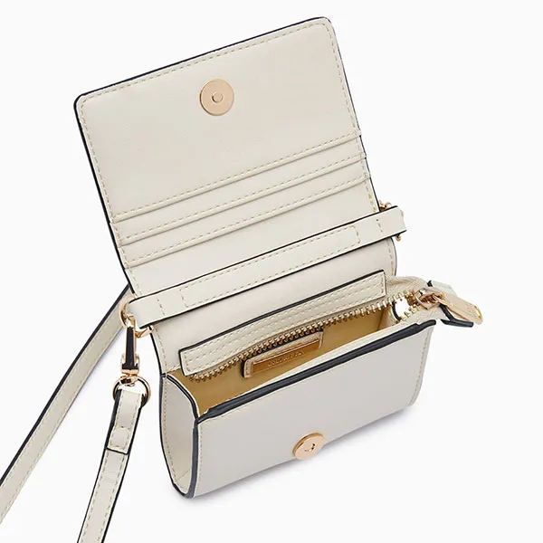 Túi Đeo Chéo Nữ Lyn Lemus Short Wallets On Chain LL23FWF065 Màu Trắng