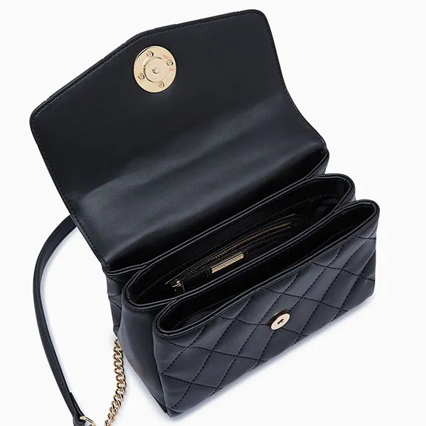 Túi Đeo Chéo Nữ Lyn Serena M Crossbody Bags LL23FBF134 Black Màu Đen