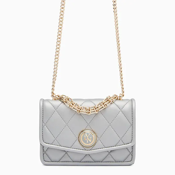 Túi Đeo Chéo Nữ Lyn Serena Mini Crossbody Bags LL23FBF135 Grey Màu Xám
