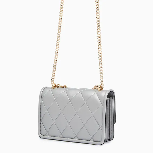 Túi Đeo Chéo Nữ Lyn Serena Mini Crossbody Bags LL23FBF135 Grey Màu Xám