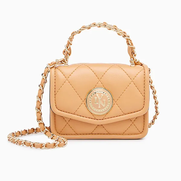 Túi Đeo Chéo Nữ Lyn Serena Mini Crossbody Bags LL23FBF136 Orange Màu Cam