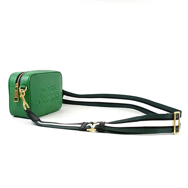 Túi Đeo Chéo Nữ Marc Jacobs Embossed Logo Crossbody Bag Màu Xanh Lá