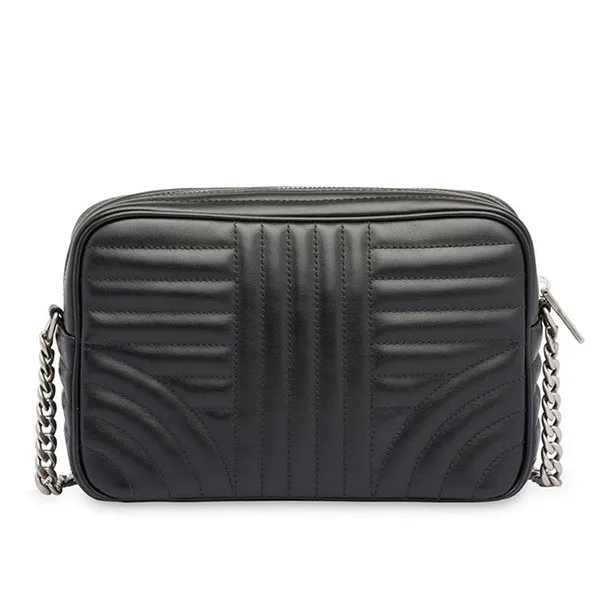 Túi Đeo Chéo Nữ Prada Diagramme Shoulder Bag In Black Leather Màu Đen - Túi xách - Vua Hàng Hiệu
