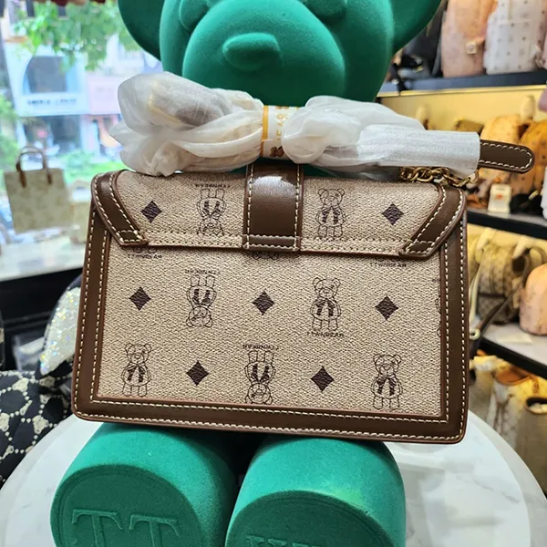 Túi Đeo Chéo Nữ TTWN BEAR TN2659 Màu Xám Nâu
