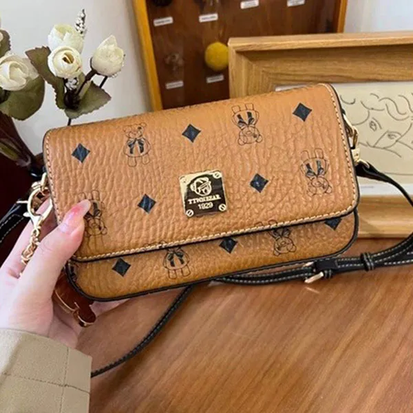 Túi Đeo Chéo Nữ TTWN BEAR TN2693 TN2694 Màu Nâu Khaki