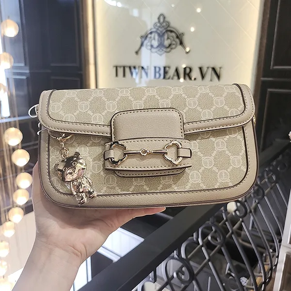 Túi Đeo Chéo Nữ TTWN BEAR TN3116 Màu Ghi Nhạt