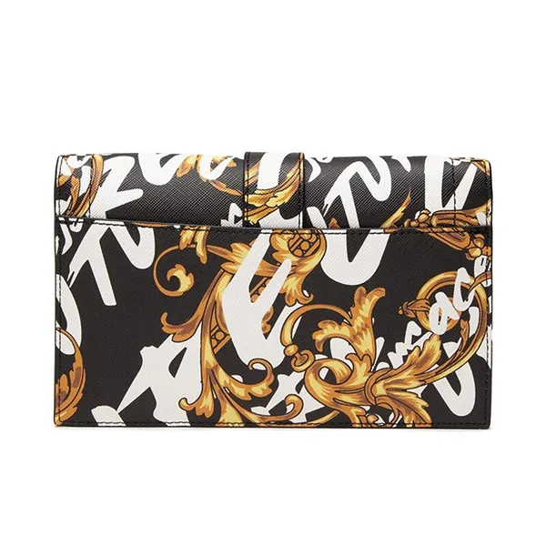 Túi Đeo Chéo Nữ Versace Jeans Couture 73VA5PF6 G89 Màu Đen Vàng