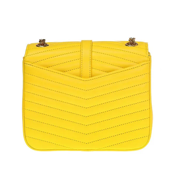 Túi Đeo Chéo Nữ Yves Saint Laurent YSL Yellow Sulpice Quilted Shoulder Bag 532662 0U60J-7113 Màu Vàng - Túi xách - Vua Hàng Hiệu