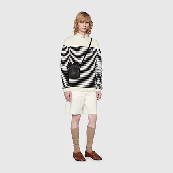 Túi Đeo Chéo Unisex Gucci GG Off The Grid Mini Backpack Bag Màu Đen - Túi xách - Vua Hàng Hiệu