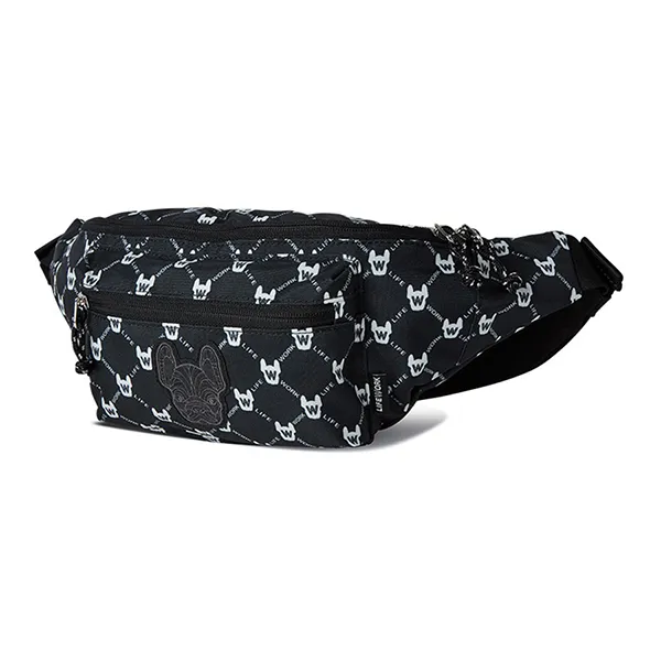 Túi Đeo Hông LifeWork Monogam Pattern Black W235BG940 Màu Đen