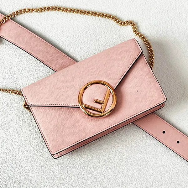 Túi Đeo Hông Nữ Fendi Belt Bag 8BM005 A18B Màu Hồng - Túi xách - Vua Hàng Hiệu