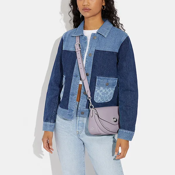 Túi Đeo Vai Coach Millie Shoulder Bags CE634 Màu Tím