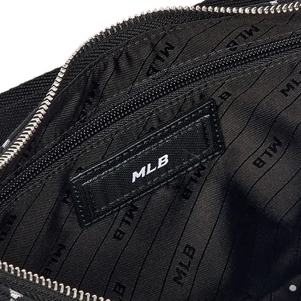 Túi Đeo Vai Nữ MLB Big Classic Monogram Jacquard Large Hobo Bag New York Yankees Black 3ABQL023N-50BKS Màu Đen