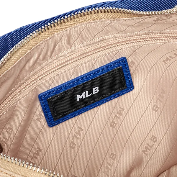 Túi Đeo Vai MLB Monogram Jacquard Hobo Bag Boston Red Sox 3ABQL023N-43SAL Màu Vàng Cát
