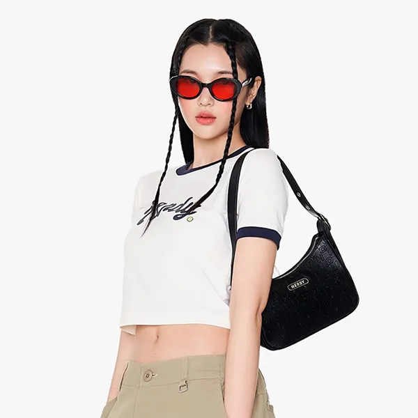 Túi Đeo Vai Nữ Nerdy Monogram Boho PNES23AA20 Bag Màu Đen - Túi xách - Vua Hàng Hiệu