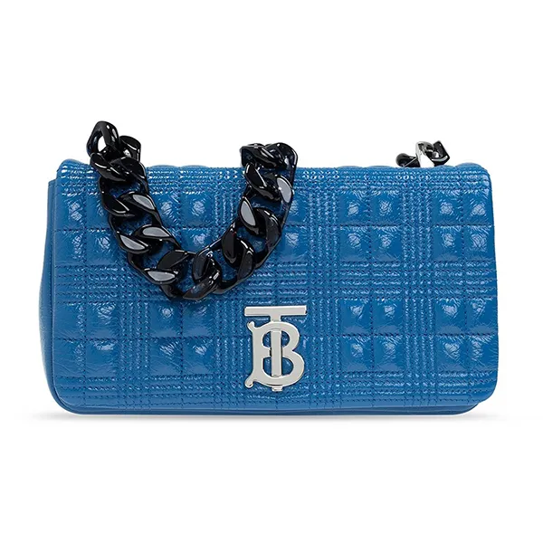 Túi Đeo Vai Nữ Burberry Blue Lola Shoulder Bag Màu Xanh Blue