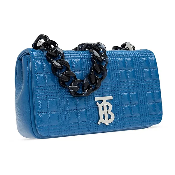 Túi Đeo Vai Nữ Burberry Blue Lola Shoulder Bag Màu Xanh Blue