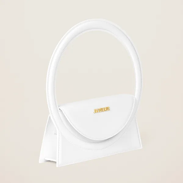 Túi Đeo Vai Nữ Jacquemus Le Sac Ron Shoulder Bag 221BA015 3060 100 Màu Trắng