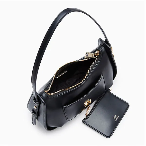 Túi Đeo Vai Nữ Lyn Colette Shoulder Bags LL23FBS280 Black Màu Đen