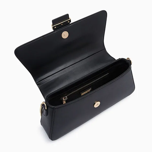 Túi Đeo Vai Nữ Lyn Pepper M Shoulder Bags Black LL23FBF144 Màu Đen