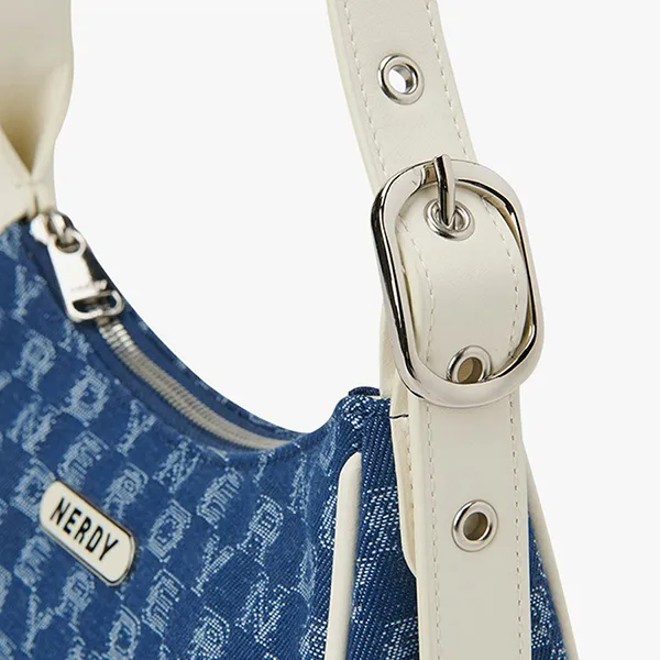Túi Đeo Vai Nữ Nerdy Hobo Monogram PNES23AA20 Bag Màu Xanh Blue - Túi xách - Vua Hàng Hiệu