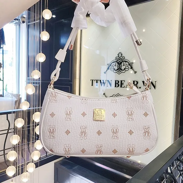 Túi Đeo Vai Nữ TTWN BEAR TN2337 TN3182 Màu Trắng Sữa