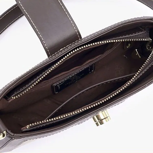 Túi Đeo Vai Nữ TTWN BEAR TN2517 TN1012 Màu Xám Viền Nâu 10