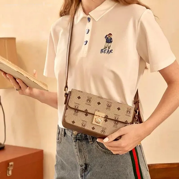 Túi Đeo Vai Nữ TTWN BEAR TN2699 TN2380 Màu Xám