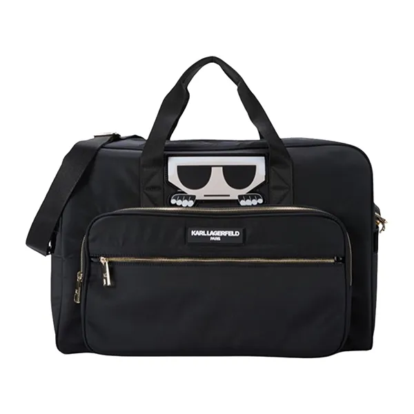 Túi Du Lịch Karl Lagerfeld Paris Logo Duffel 0400014794152 Màu Đen