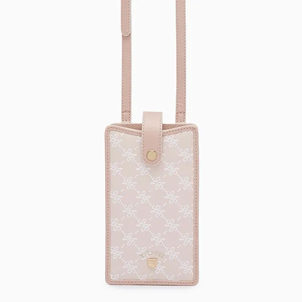 Túi Đựng Điện Thoại Nữ Lyn Annet Phone Sling Wallets On Chain Beige LL23FWF041 Màu Be - Túi xách - Vua Hàng Hiệu