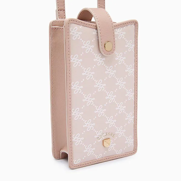 Túi Đựng Điện Thoại Nữ Lyn Annet Phone Sling Wallets On Chain Beige LL23FWF041 Màu Be - Túi xách - Vua Hàng Hiệu